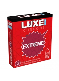 Текстурированные презервативы LUXE Royal Extreme - 3 шт. - Luxe - купить с доставкой в Ельце