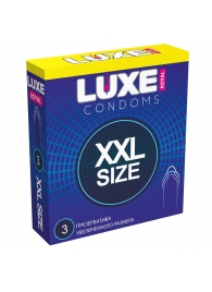 Презервативы увеличенного размера LUXE Royal XXL Size - 3 шт. - Luxe - купить с доставкой в Ельце