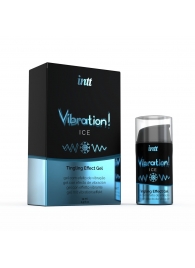 Жидкий интимный гель с эффектом вибрации Vibration! Ice - 15 мл. - INTT - купить с доставкой в Ельце