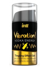 Жидкий интимный гель с эффектом вибрации Vibration! Vodka Energy - 15 мл. - INTT - купить с доставкой в Ельце