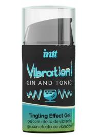 Жидкий интимный гель с эффектом вибрации Vibration! Gin   Tonic - 15 мл. - INTT - купить с доставкой в Ельце
