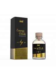 Массажный гель с согревающим эффектом Energy Drink - 30 мл. - INTT - купить с доставкой в Ельце