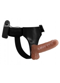 Страпон на трусиках с вибрацией Ultra Passionate Harness - 16 см. - Baile - купить с доставкой в Ельце