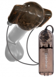 Дымчатый вибростимулятор головки пениса Dual Vibrating Head Teaser - Pipedream - в Ельце купить с доставкой