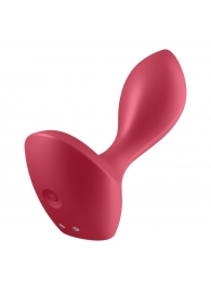 Красный вибромассажёр простаты Satisfyer Backdoor Lover - 14 см. - Satisfyer - в Ельце купить с доставкой