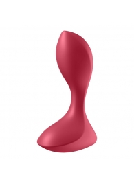 Красный вибромассажёр простаты Satisfyer Backdoor Lover - 14 см. - Satisfyer - в Ельце купить с доставкой