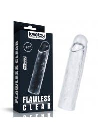 Прозрачная насадка-удлинитель Flawless Clear Penis Sleeve Add 1 - 15,5 см. - Lovetoy - в Ельце купить с доставкой