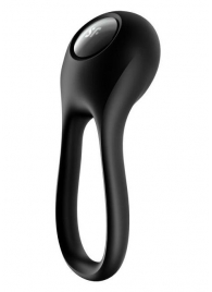 Черное эрекционное виброкольцо Majestic Duo - Satisfyer - в Ельце купить с доставкой