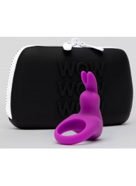 Фиолетовое эрекционное виброкольцо Happy Rabbit Cock Ring Kit - Happy Rabbit - в Ельце купить с доставкой