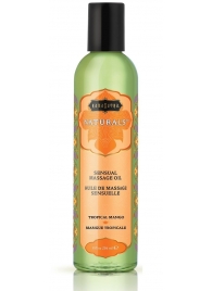 Массажное масло Naturals Tropical Mango с ароматом манго - 236 мл. - Kama Sutra - купить с доставкой в Ельце
