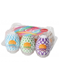 Набор из 6 мастурбаторов Tenga EGG IV с различным рельефом - Tenga - в Ельце купить с доставкой