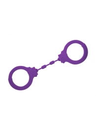 Фиолетовые силиконовые поножи Limitation - Lola Games - купить с доставкой в Ельце