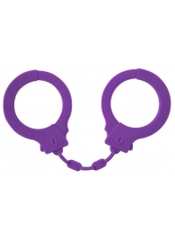 Фиолетовые силиконовые поножи Limitation - Lola Games - купить с доставкой в Ельце