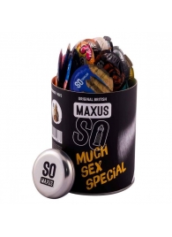 Текстурированные презервативы в кейсе MAXUS So Much Sex - 100 шт. - Maxus - купить с доставкой в Ельце