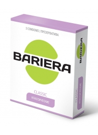 Классические презервативы Bariera Classic - 3 шт. - Bariera - купить с доставкой в Ельце
