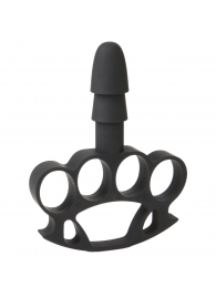 Кастет с штырьком для насадок Vac-U-Lock Knuckle Up - Doc Johnson - купить с доставкой в Ельце