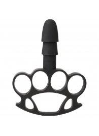 Кастет с штырьком для насадок Vac-U-Lock Knuckle Up - Doc Johnson - купить с доставкой в Ельце