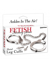 Металлические наручники Metal Leg Cuffs - Pipedream - купить с доставкой в Ельце