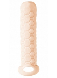 Телесный фаллоудлинитель Homme Long - 13,5 см. - Lola Games - в Ельце купить с доставкой