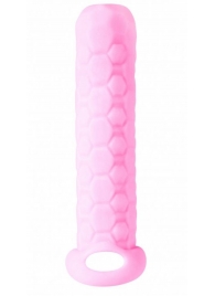 Розовый фаллоудлинитель Homme Long - 13,5 см. - Lola Games - в Ельце купить с доставкой