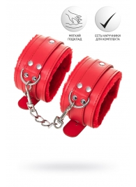 Красные оковы Anonymo из искусственной кожи - ToyFa - купить с доставкой в Ельце