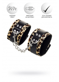 Наручники Anonymo с анималистическим принтом - ToyFa - купить с доставкой в Ельце