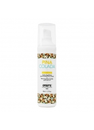 Разогревающее массажное масло с ароматом пина колада Gourmet Pina Colada - 50 мл. - Exsens - купить с доставкой в Ельце