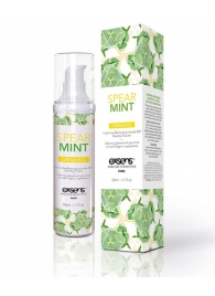 Разогревающее массажное масло Gourmet Spearmint Organic с органическими ингредиентами - 50 мл. - Exsens - купить с доставкой в Ельце