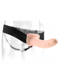Полый страпон 8  Hollow Strap-On телесного цвета - 19 см. - Pipedream - купить с доставкой в Ельце