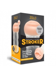 Мастурбатор-ротик ZOLO DEEP THROAT - Zolo - в Ельце купить с доставкой