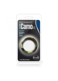 Эрекционное кольцо камуфляжной расцветки Silicone Camo Cock Ring - Blush Novelties - в Ельце купить с доставкой