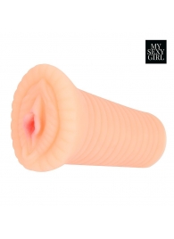 Реалистичный мастурбатор-вагина телесного цвета с вибрацией - Bior toys - в Ельце купить с доставкой