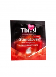 Разогревающий гель-лубрикант Stimulove Strong в одноразовой упаковке - 4 гр. - Биоритм - купить с доставкой в Ельце
