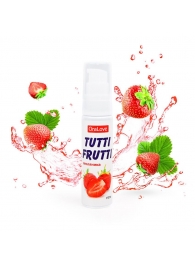 Гель-смазка Tutti-frutti с земляничным вкусом - 30 гр. - Биоритм - купить с доставкой в Ельце