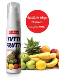 Гель-смазка Tutti-frutti со вкусом тропических фруктов - 30 гр. - Биоритм - купить с доставкой в Ельце