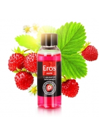 Массажное масло Eros fantasy с ароматом земляники - 50 мл. - Биоритм - купить с доставкой в Ельце