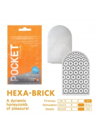 Карманный мастурбатор HEXA-BRICK - Tenga - в Ельце купить с доставкой
