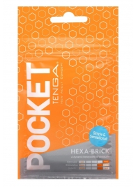 Карманный мастурбатор HEXA-BRICK - Tenga - в Ельце купить с доставкой
