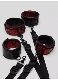 Изысканный набор фиксаций на кровати Reversible Under Mattress Restraint Set - Fifty Shades of Grey - купить с доставкой в Ельце