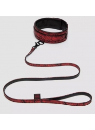 Стильный ошейник с поводком Reversible Faux Leather Collar and Lead - Fifty Shades of Grey - купить с доставкой в Ельце