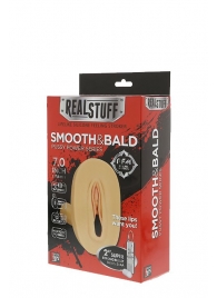 Мастурбатор-вагина с вибрацией и выносным пультом управления REALSTUFF SMOOTH   BALD - Dream Toys - в Ельце купить с доставкой