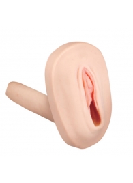 Мастурбатор-вагина с вибрацией и выносным пультом управления REALSTUFF SMOOTH   BALD - Dream Toys - в Ельце купить с доставкой