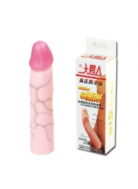 Удлиняющая насадка на пенис Deep Love - 21,5 см. - Baile - в Ельце купить с доставкой