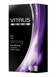 Презервативы с утолщённой стенкой VITALIS PREMIUM strong - 12 шт. - Vitalis - купить с доставкой в Ельце