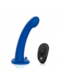 Синяя насадка Remote Control P-Spot G-Spot с черными трусиками - 20 см. - Pegasus - купить с доставкой в Ельце