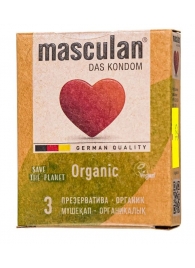Экологически чистые презервативы Masculan Organic - 3 шт. - Masculan - купить с доставкой в Ельце
