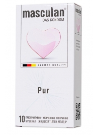 Супертонкие презервативы Masculan Pur - 10 шт. - Masculan - купить с доставкой в Ельце