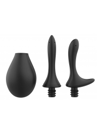 Черный анальный душ Nexus Anal Douche Set с 2 сменными насадками - Nexus Range - купить с доставкой в Ельце