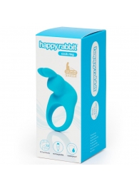 Голубое эрекционное виброкольцо Happy Rabbit Rechargeable Rabbit Cock Ring - Happy Rabbit - в Ельце купить с доставкой