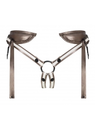 Бронзовый пояс для насадок Desirous Harness - Strap-on-me - купить с доставкой в Ельце
